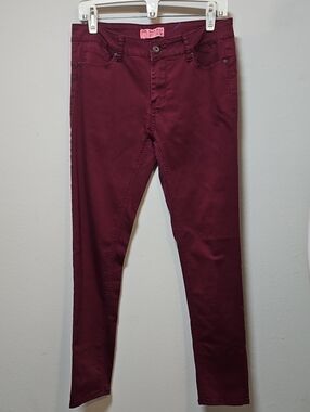 Wax Jean Size 11 Skinny Jeans - Deep Wine
